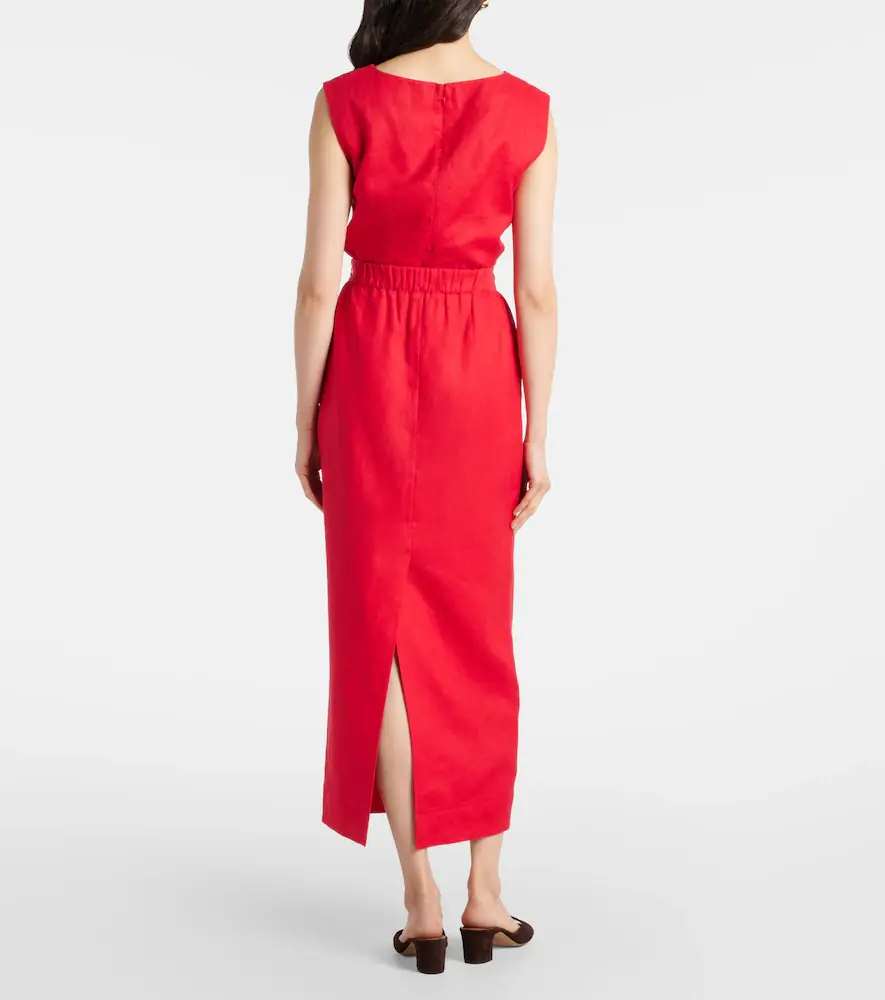 Posse Bonnie linen pencil skirt | Thumbnail 5 Posse Bonnie linen pencil skirt | Thumbnail 5