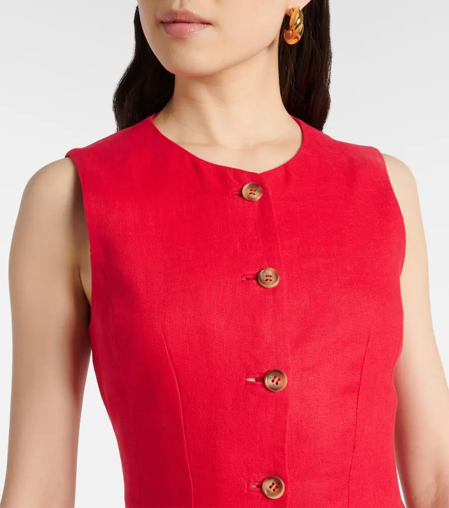 Posse Matilda linen vest | Thumbnail 5