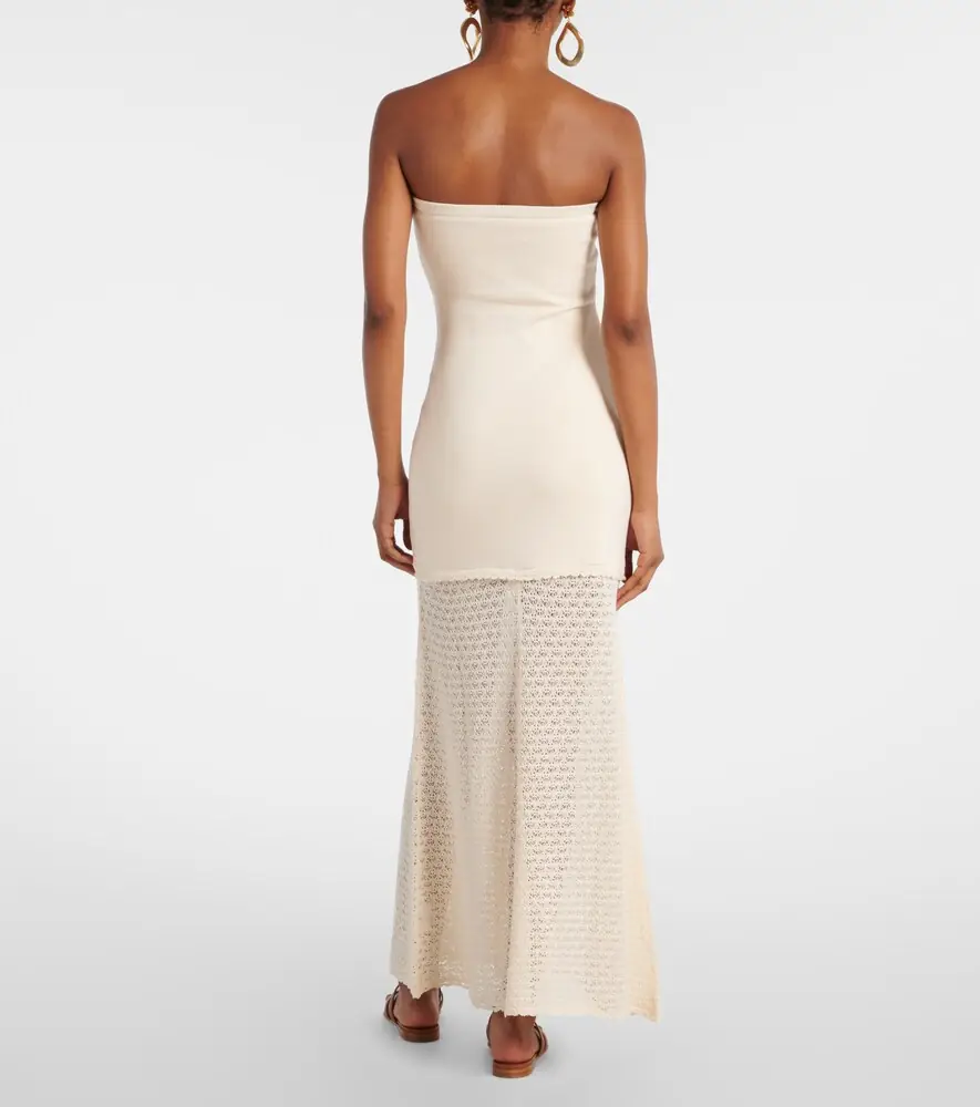 Posse Romy crochet-trimmed maxi dress | Thumbnail 2