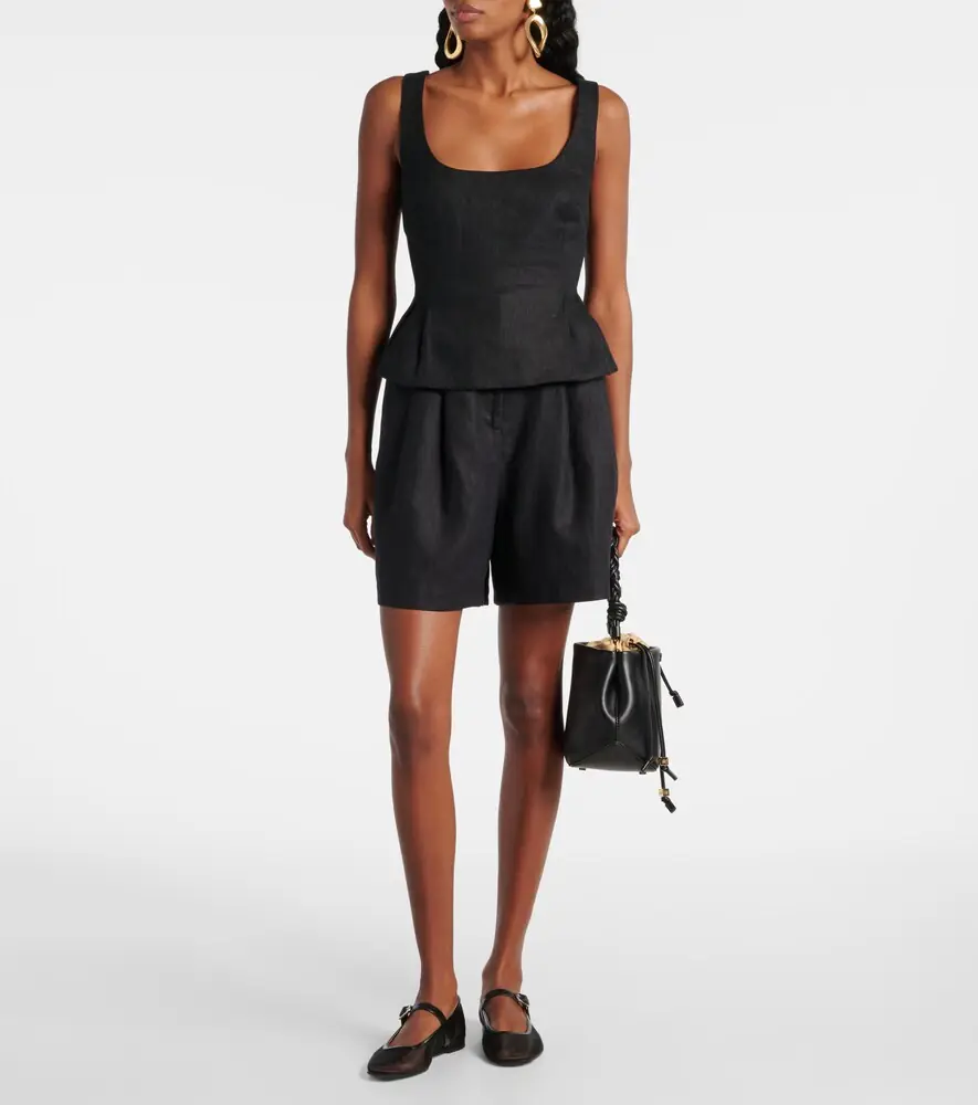 Posse Marchello linen shorts | Thumbnail 4 Posse Marchello linen shorts | Thumbnail 4