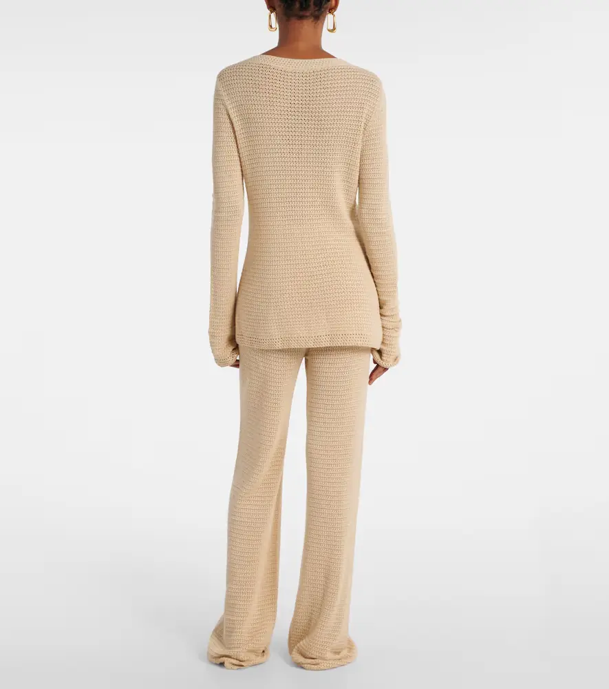 Posse Lennon crochet cotton-blend cardigan | Thumbnail 2