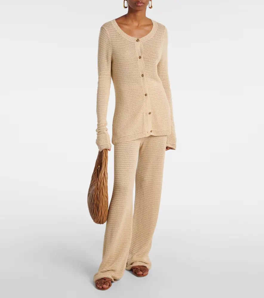 Posse Lennon crochet cotton-blend cardigan | Thumbnail 5