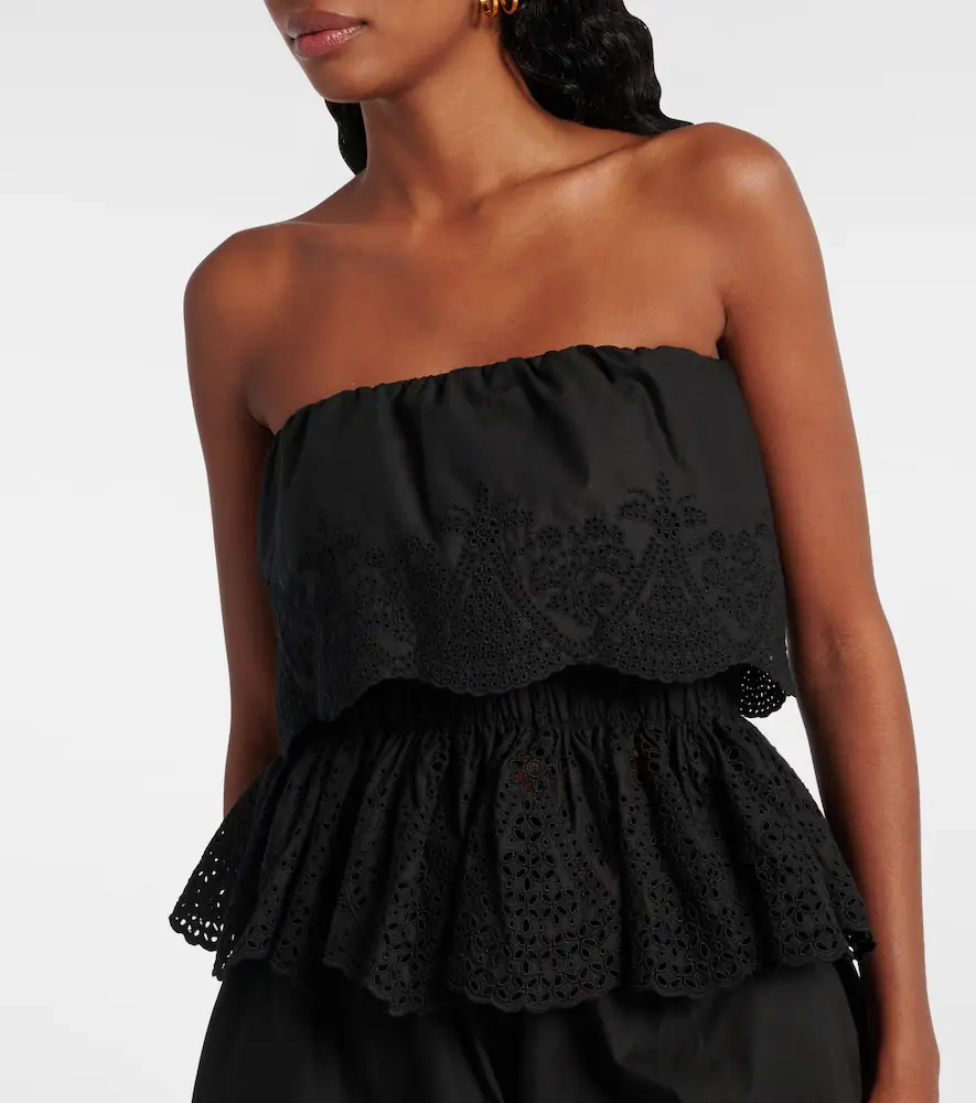 Posse Beryl peplum cotton top | Thumbnail 3