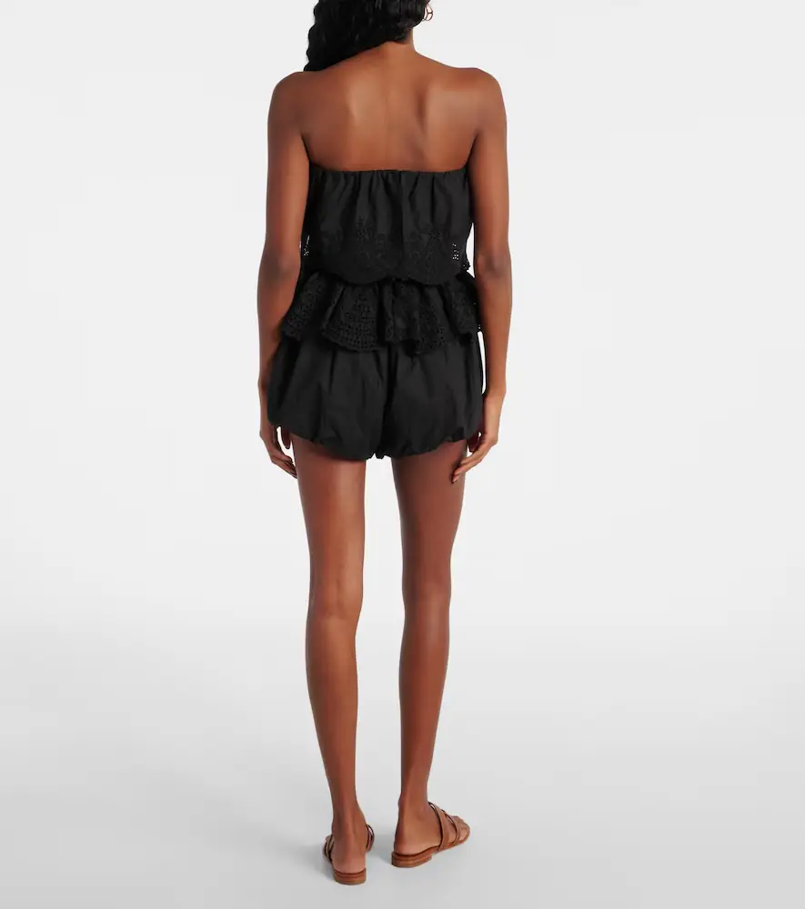 Posse Beryl peplum cotton top | Thumbnail 4