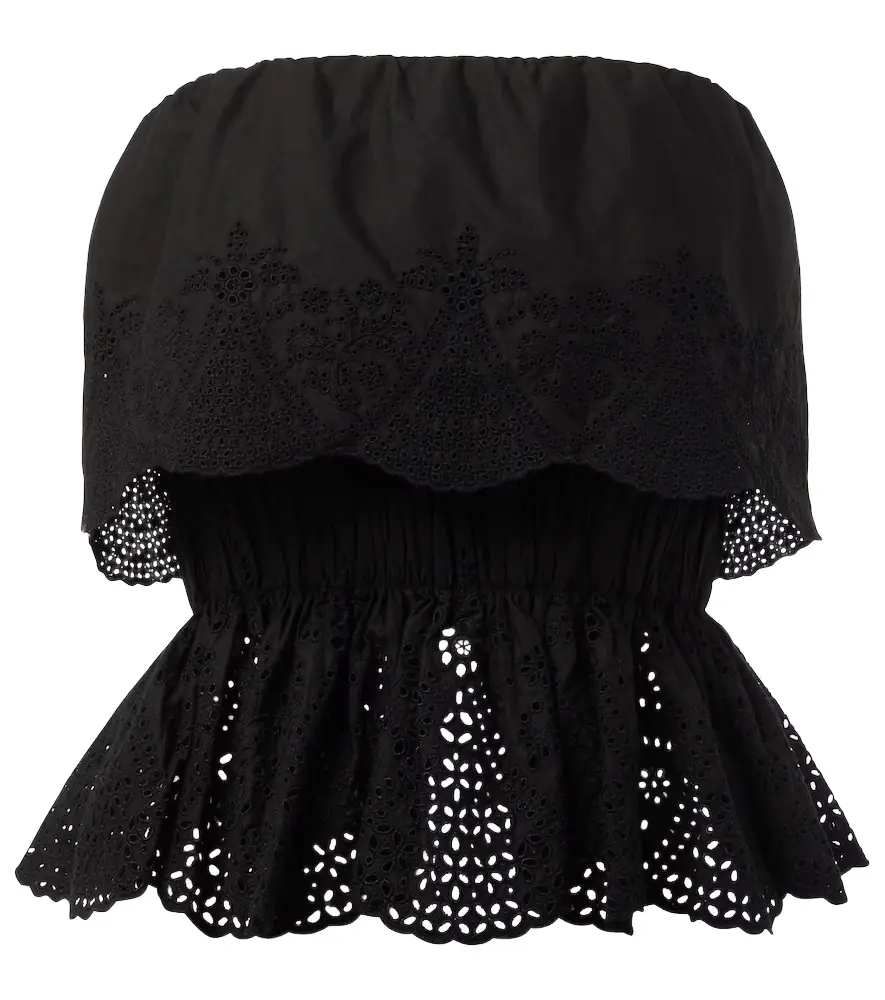 Posse Beryl peplum cotton top | Image 1 Posse Beryl peplum cotton top | Image 1