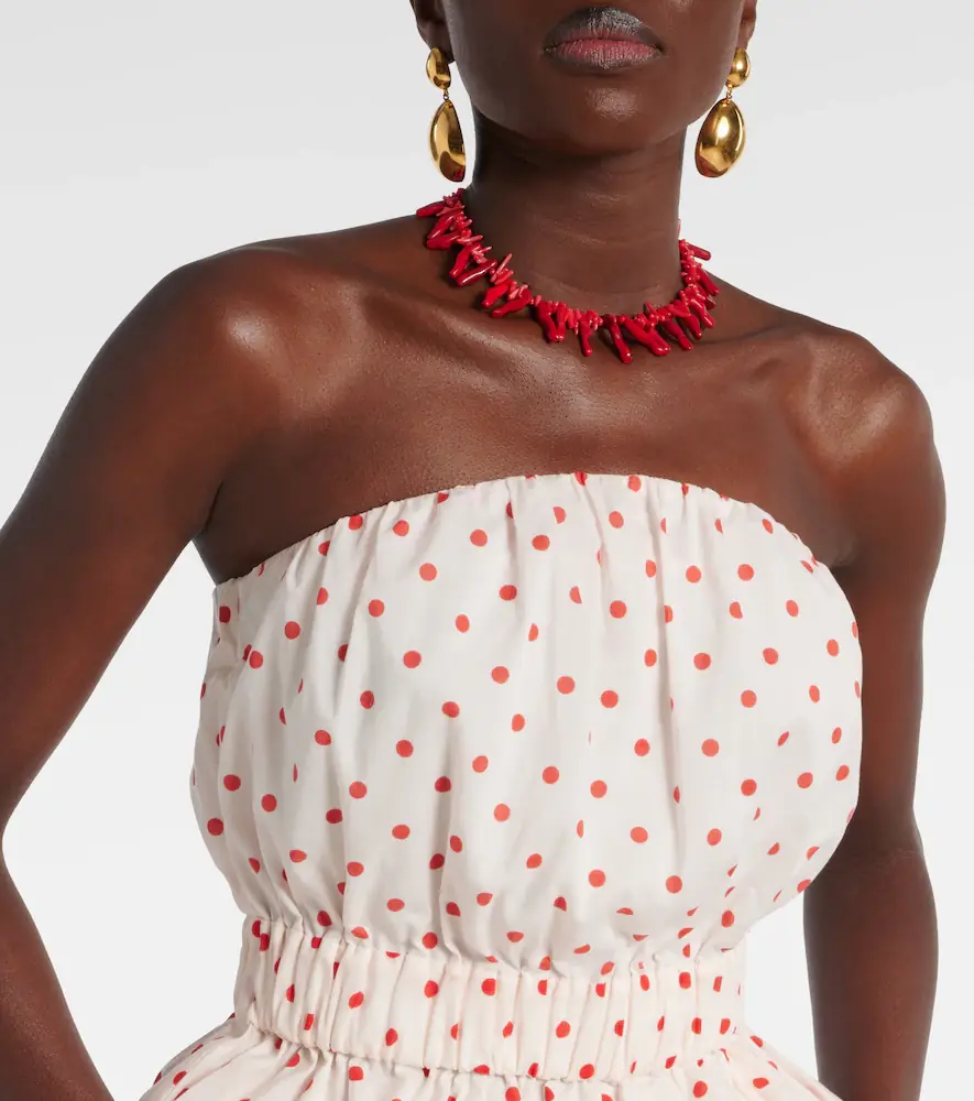 Posse Aurelia polka-dot linen top | Thumbnail 2