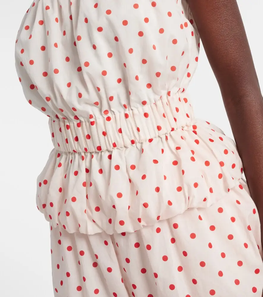 Posse Aurelia polka-dot linen top | Thumbnail 3