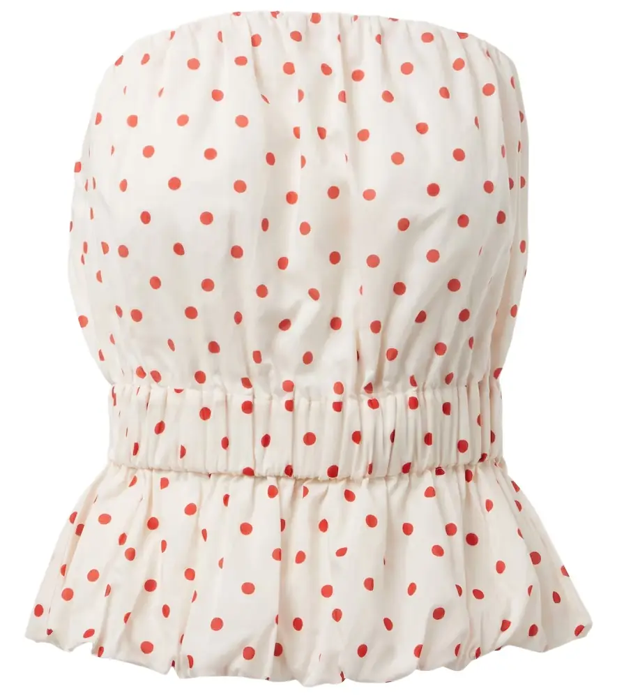 Posse Aurelia polka-dot linen top | Image 1 Posse Aurelia polka-dot linen top | Image 1