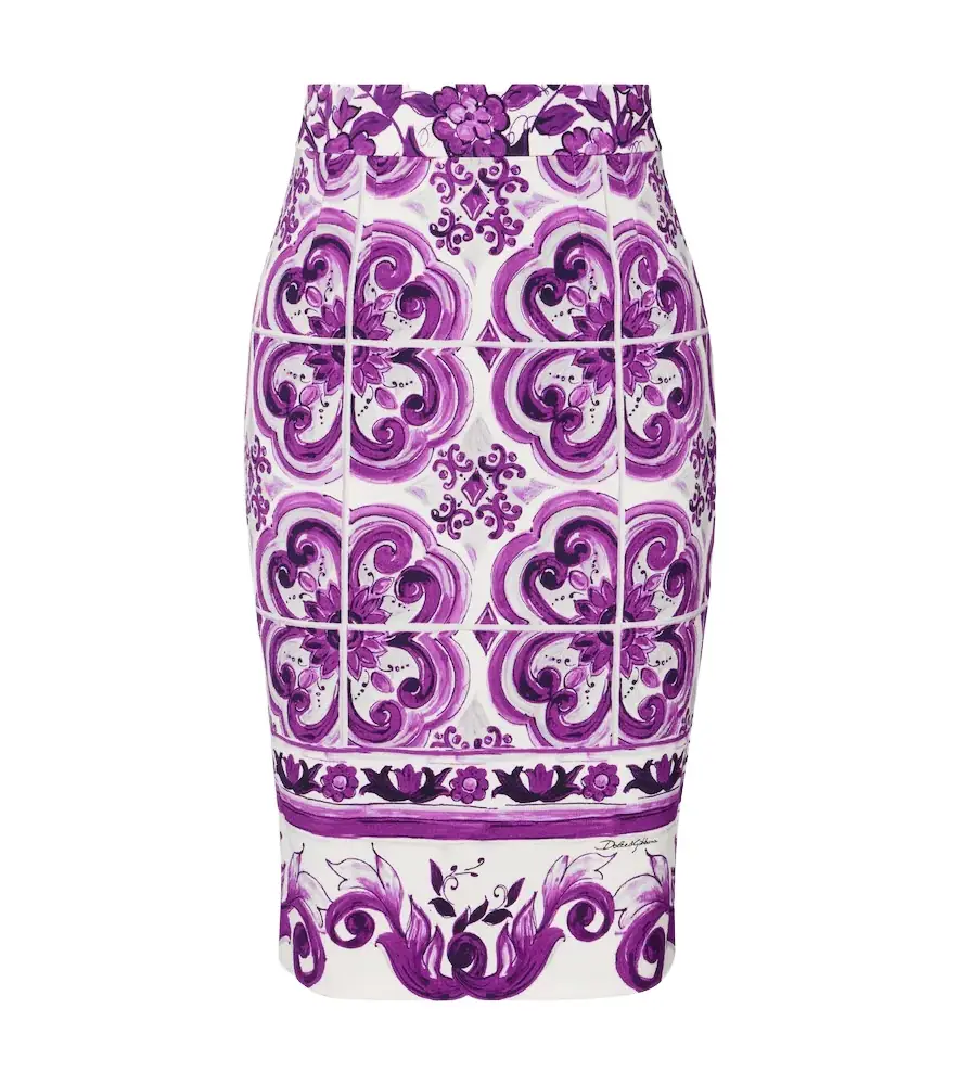 Dolce & Gabbana Majolica pencil skirt | Image 1 Dolce & Gabbana Majolica pencil skirt | Image 1