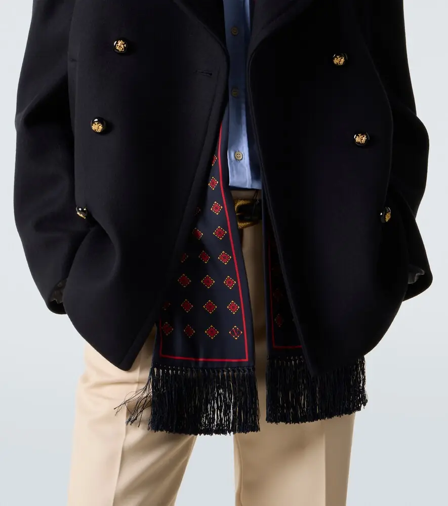 Valentino Garavani Double-breasted virgin wool jacket | Thumbnail 3 Valentino Garavani Double-breasted virgin wool jacket | Thumbnail 3