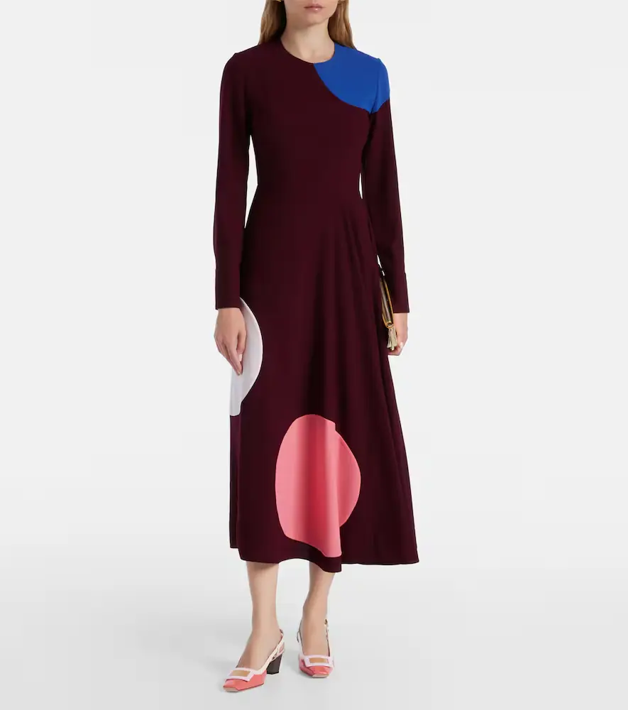 Roksanda Withiel printed crêpe midi dress | Thumbnail 2 Roksanda Withiel printed crêpe midi dress | Thumbnail 2