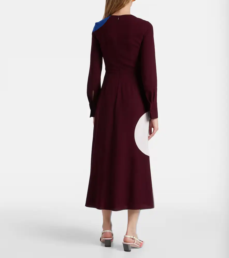 Roksanda Withiel printed crêpe midi dress | Thumbnail 4 Roksanda Withiel printed crêpe midi dress | Thumbnail 4