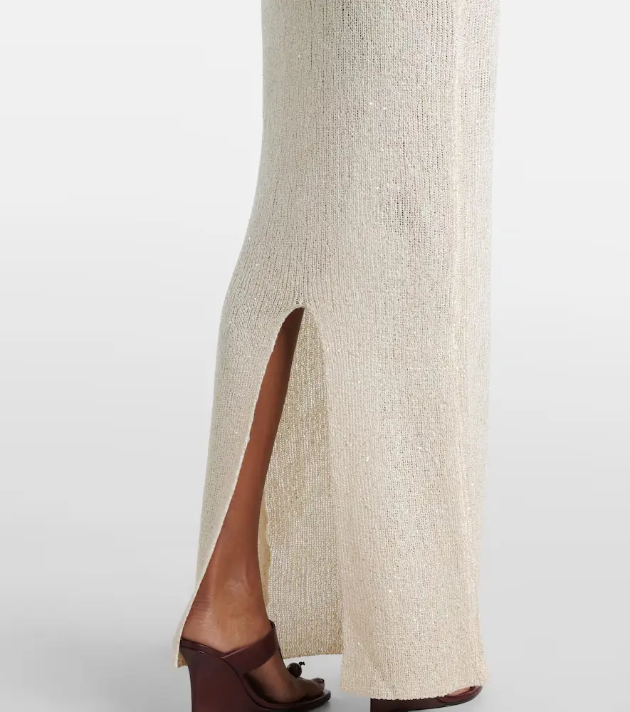 Bananhot Kyle sequined knitted maxi dress | Thumbnail 2