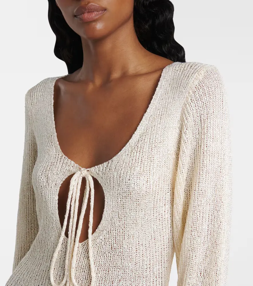 Bananhot Kyle sequined knitted maxi dress | Thumbnail 6
