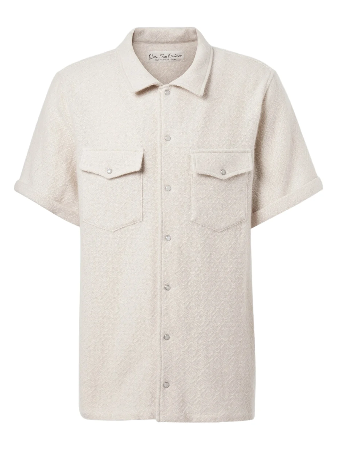 Diamond cashmere shirt