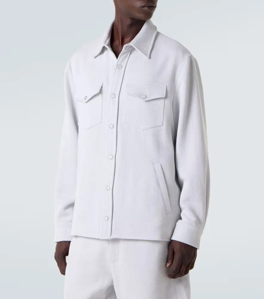 God’s True Cashmere Explorer cashmere and cotton denim jacket | Thumbnail 2 God’s True Cashmere Explorer cashmere and cotton denim jacket | Thumbnail 2