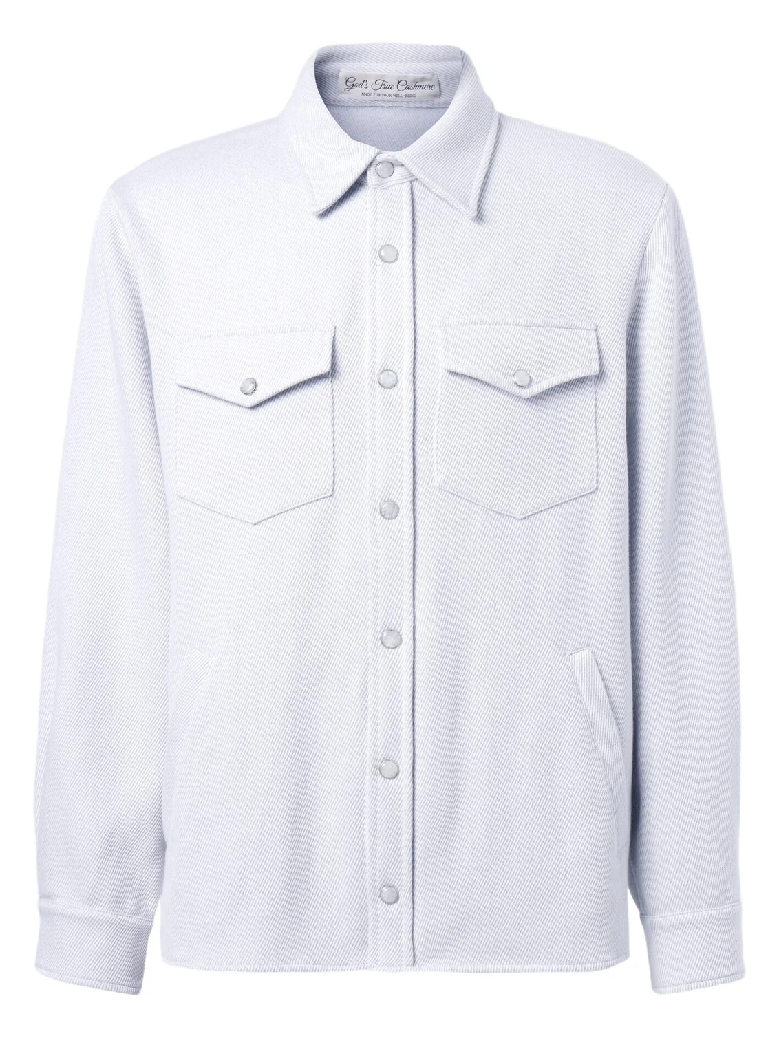 God’s True Cashmere Explorer cashmere and cotton denim jacket