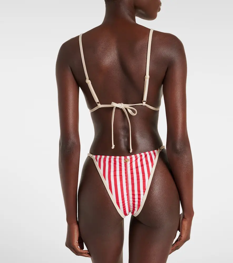 Bananhot Candy striped triangle bikini top | Thumbnail 2 Bananhot Candy striped triangle bikini top | Thumbnail 2