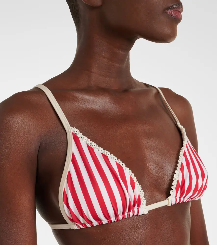 Bananhot Candy striped triangle bikini top | Thumbnail 3 Bananhot Candy striped triangle bikini top | Thumbnail 3