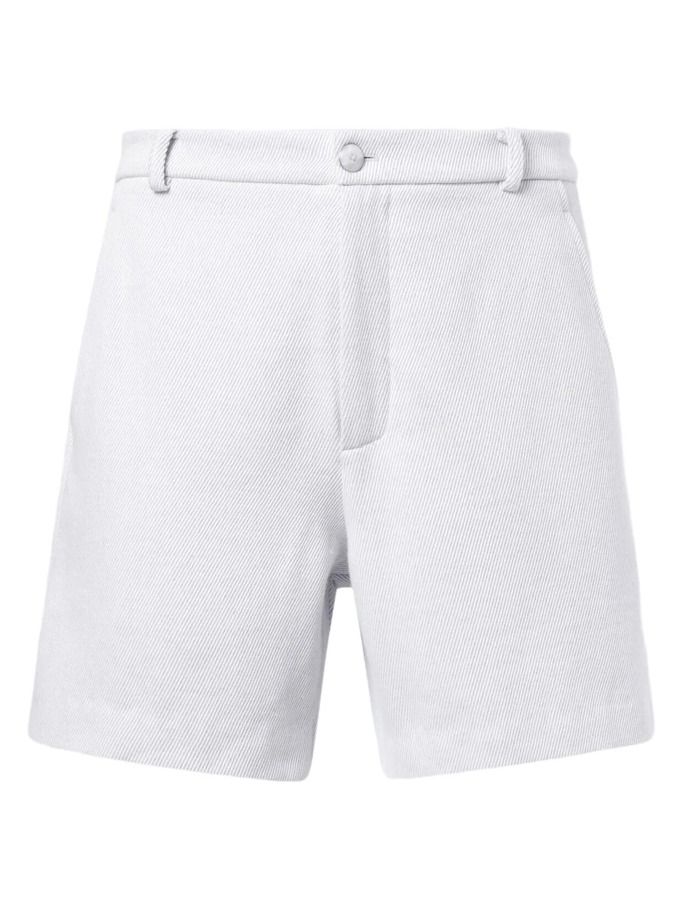Explorer cashmere and cotton denim shorts