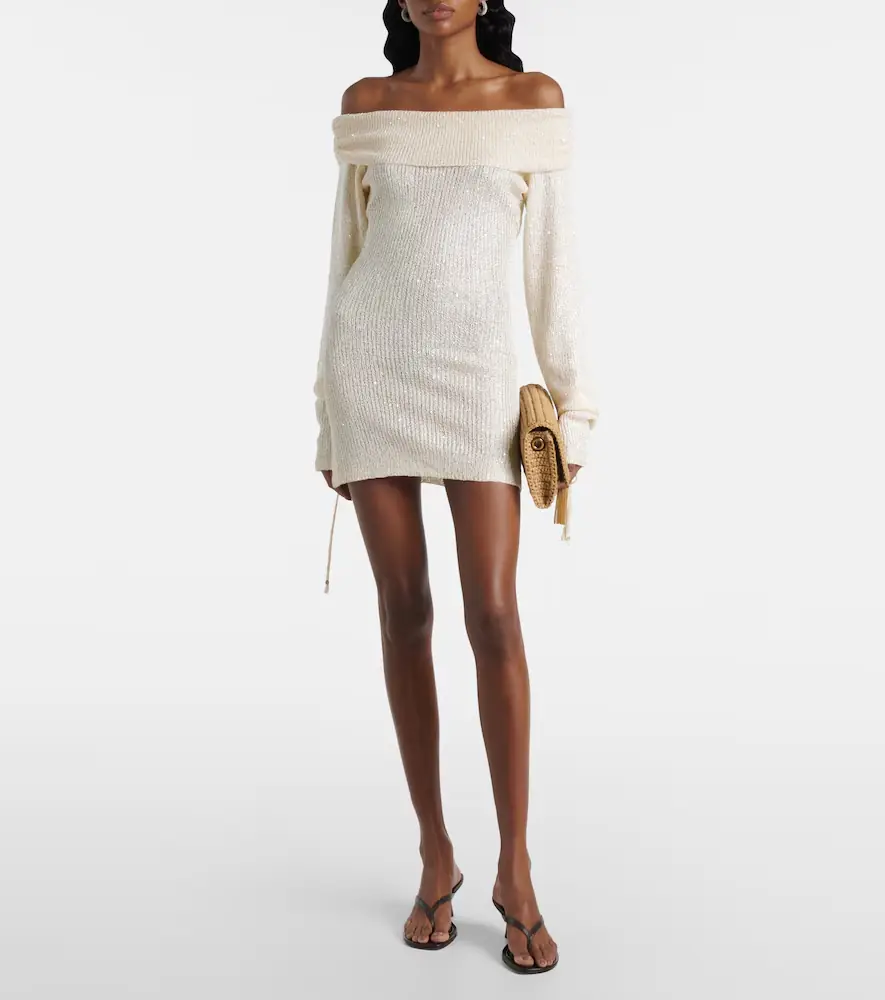 Bananhot Rory sequined knitted minidress | Thumbnail 2
