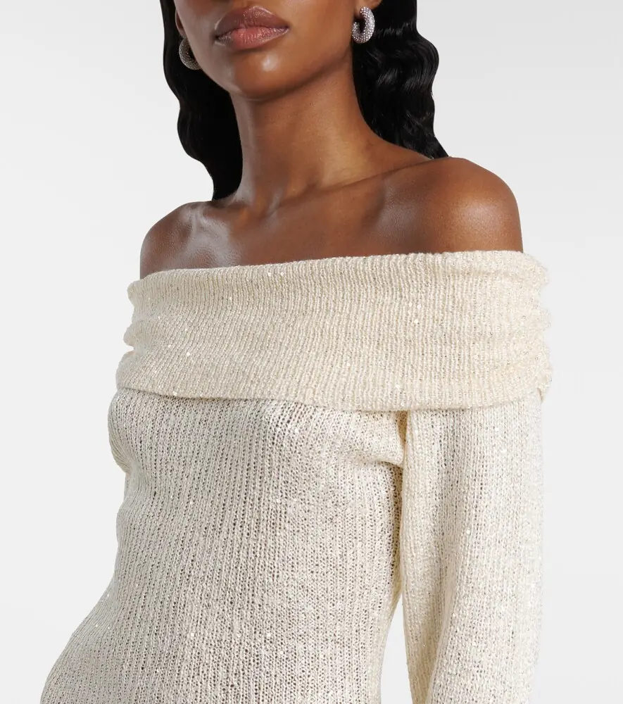 Bananhot Rory sequined knitted minidress | Thumbnail 6