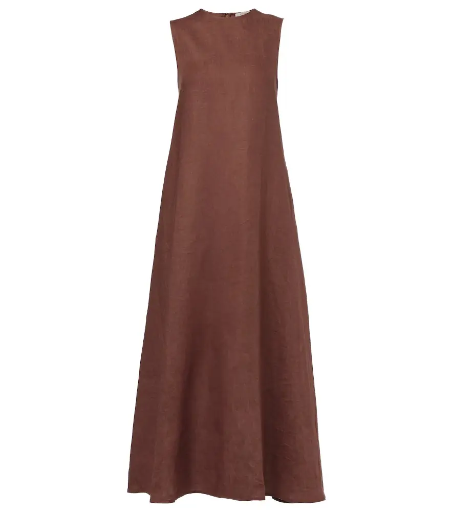 ASCENO Tallin linen maxi dress | Image 1 ASCENO Tallin linen maxi dress | Image 1