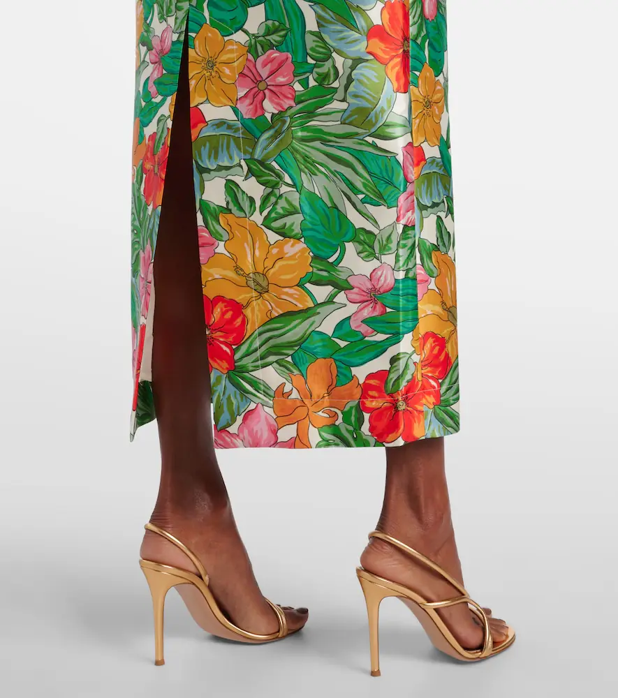 ALÉMAIS Alémais Printed off-shoulder maxi dress | Thumbnail 2