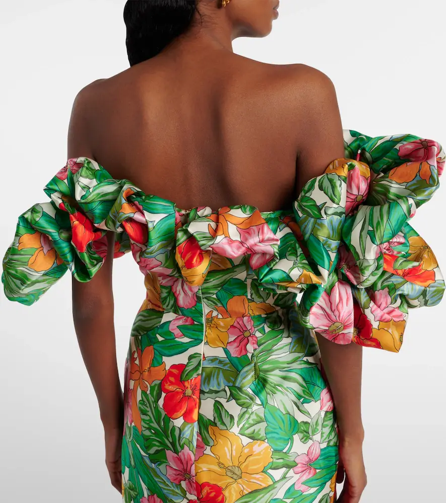 ALÉMAIS Alémais Printed off-shoulder maxi dress | Thumbnail 5