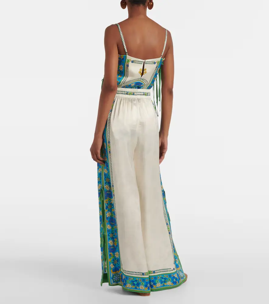 ALÉMAIS Alémais Vivianna printed high-rise wide-leg pants | Thumbnail 2 ALÉMAIS Alémais Vivianna printed high-rise wide-leg pants | Thumbnail 2