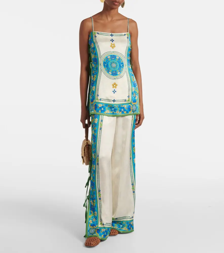 ALÉMAIS Alémais Vivianna printed high-rise wide-leg pants | Thumbnail 5 ALÉMAIS Alémais Vivianna printed high-rise wide-leg pants | Thumbnail 5