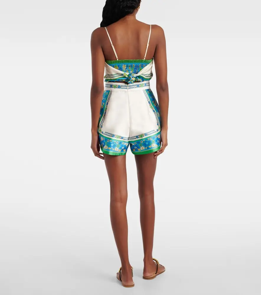 ALÉMAIS Alémais Vivianna printed high-rise shorts | Thumbnail 4