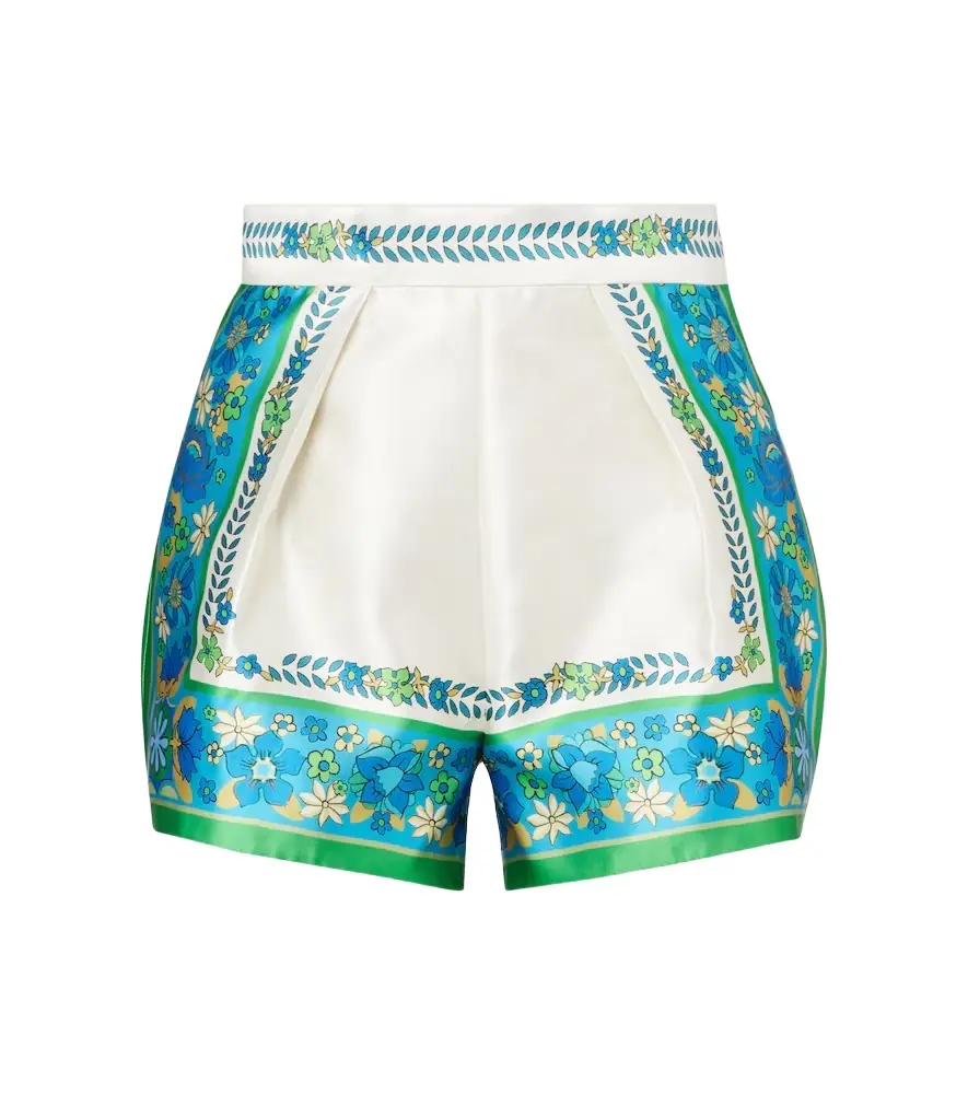 ALÉMAIS Alémais Vivianna printed high-rise shorts