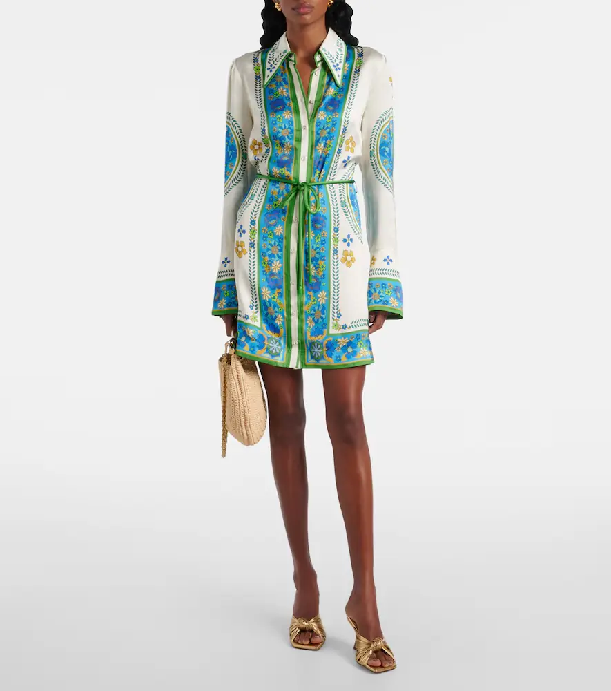 ALÉMAIS Alémais Vivianna printed shirt dress | Thumbnail 4