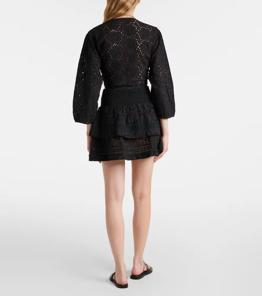 Melissa Odabash Pia cotton lace top | Thumbnail 2