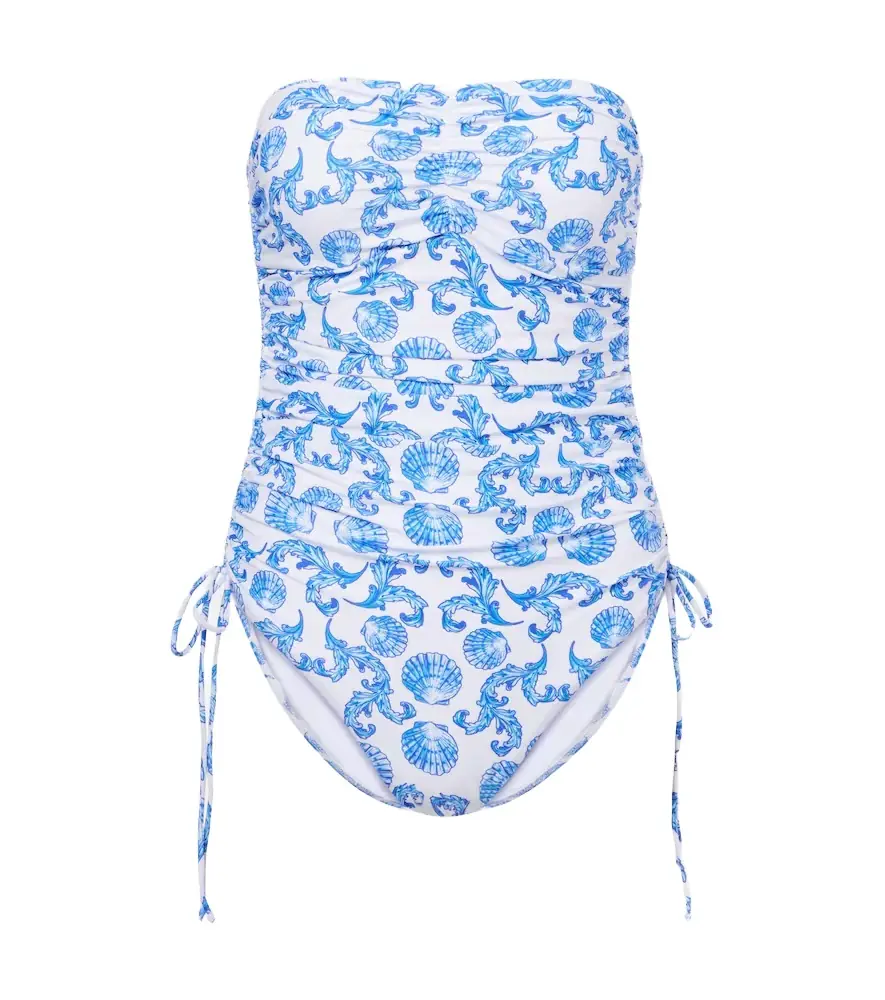 Melissa Odabash Sydney ruched printed swimsuit | Image 1 Melissa Odabash Sydney ruched printed swimsuit | Image 1