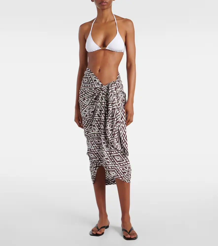 Melissa Odabash Pareo printed beach cover-up | Thumbnail 2
