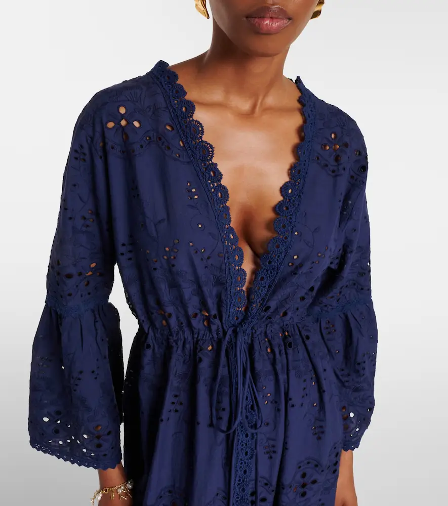 Melissa Odabash Tallulah broderie anglaise cotton kaftan | Thumbnail 4