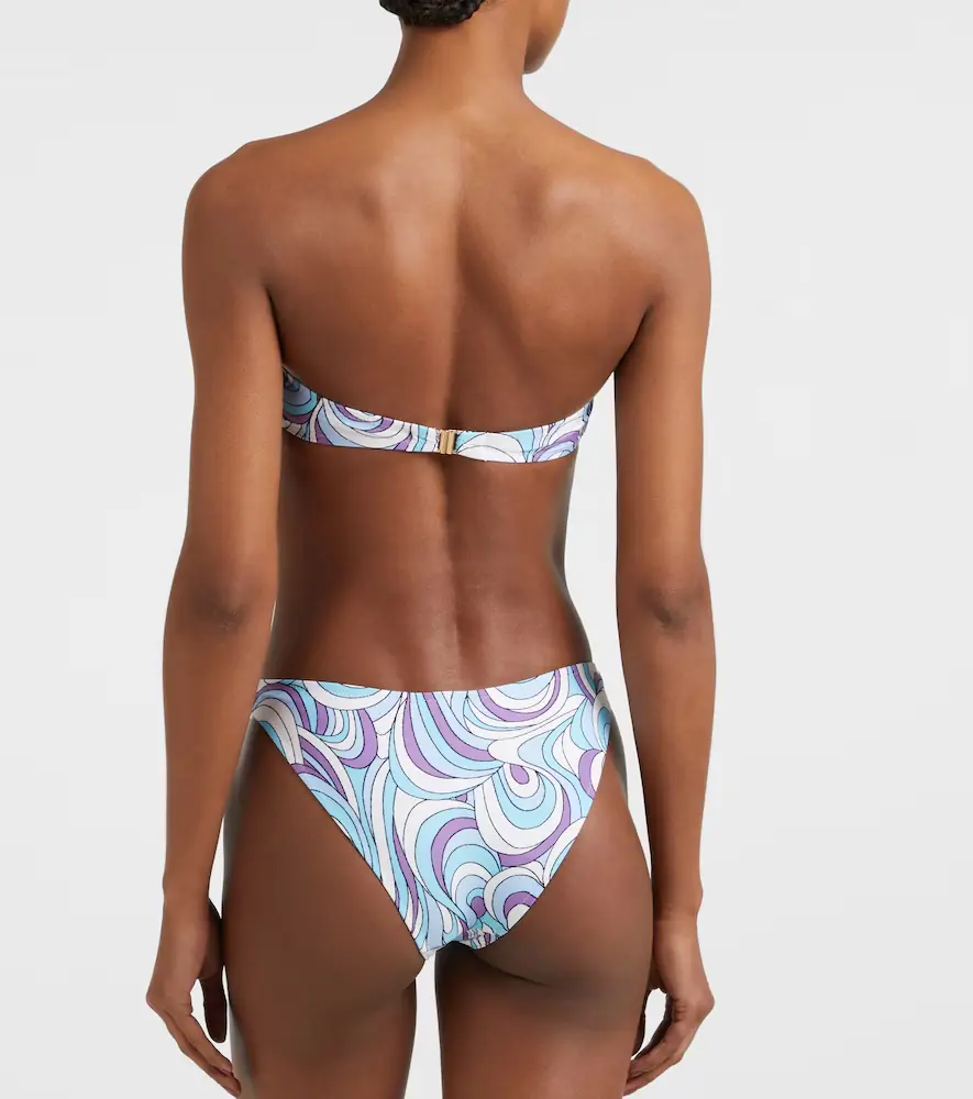 Melissa Odabash Istanbul printed bandeau bikini top | Thumbnail 3