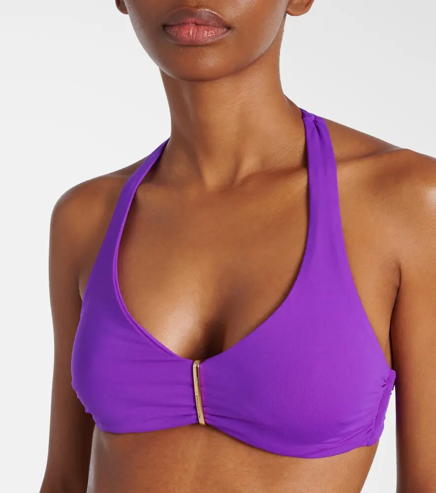 Melissa Odabash Provence halterneck bikini top | Thumbnail 3
