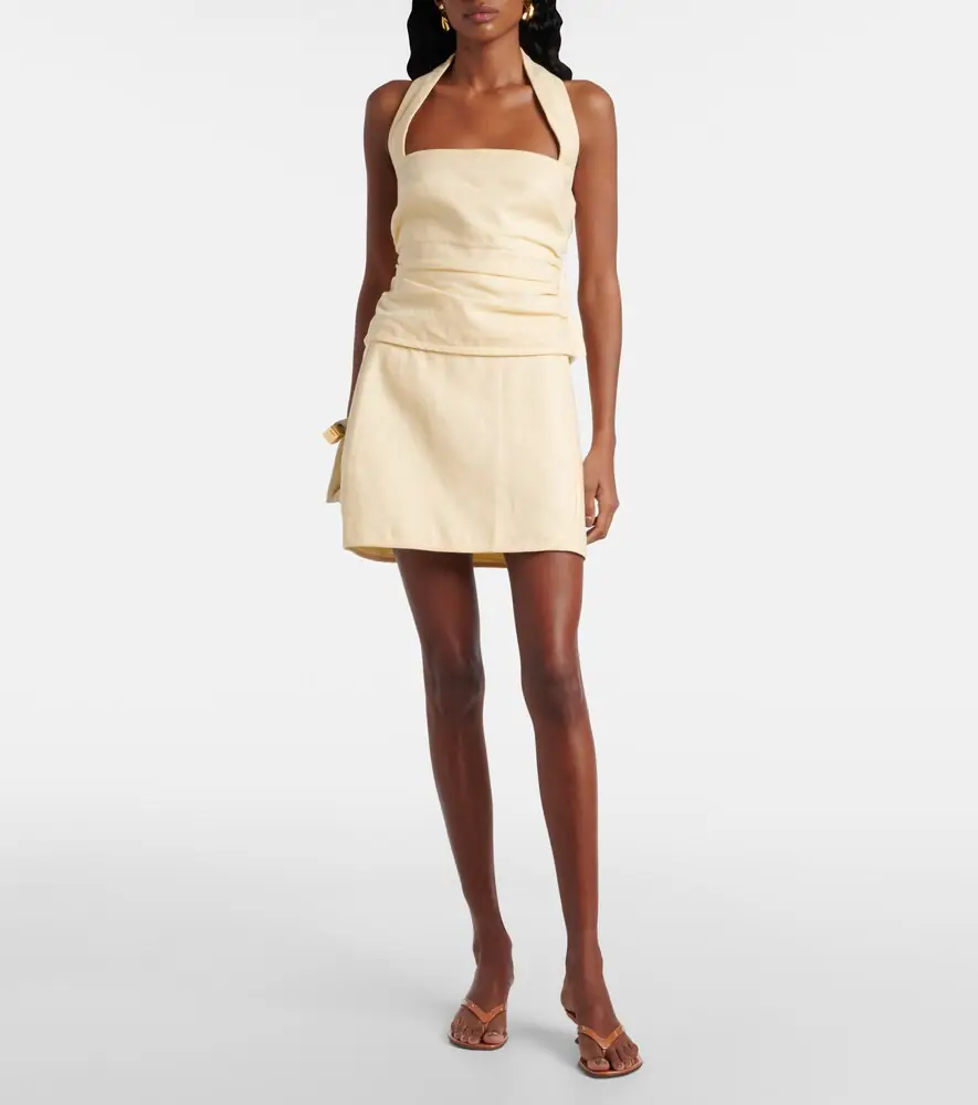 SIR. Jerry linen wrap skirt | Thumbnail 3