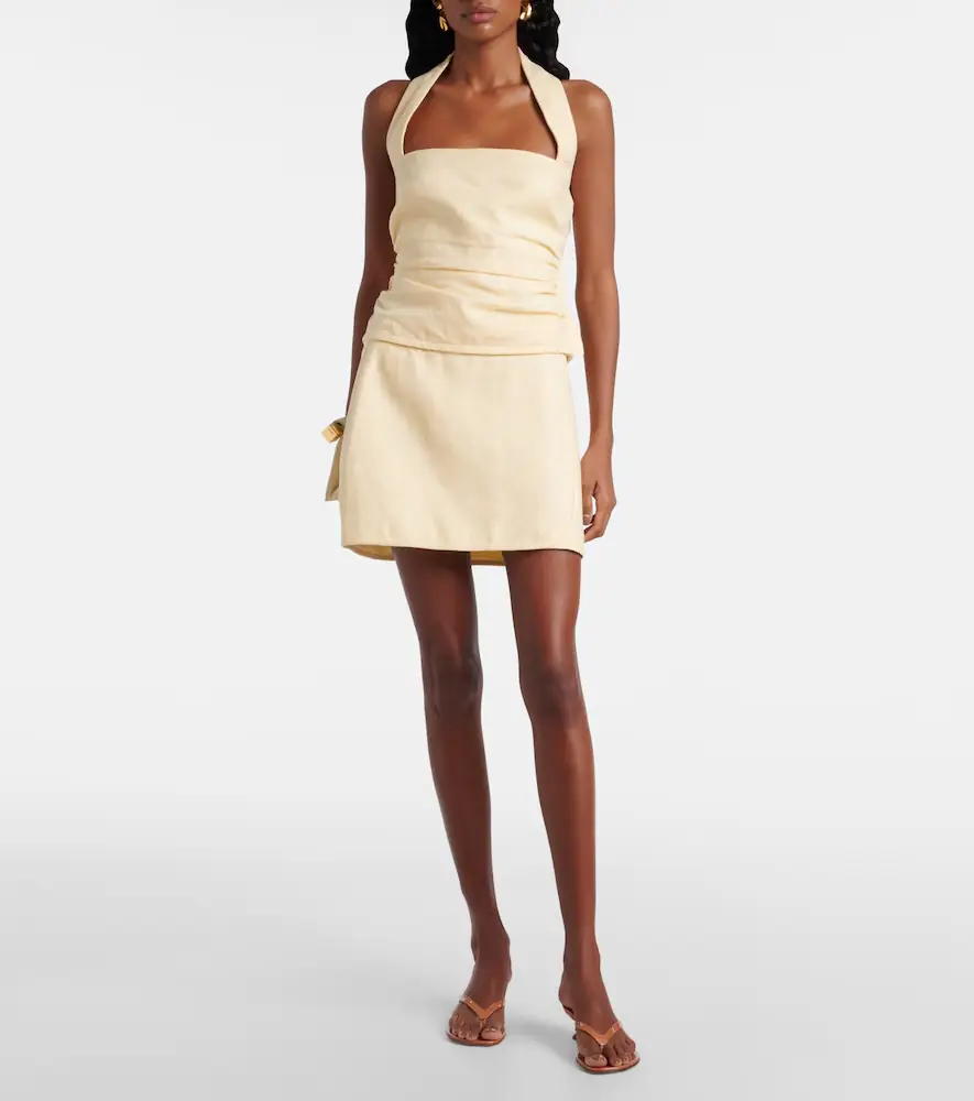 SIR. Jerry ruched linen top | Thumbnail 5 SIR. Jerry ruched linen top | Thumbnail 5