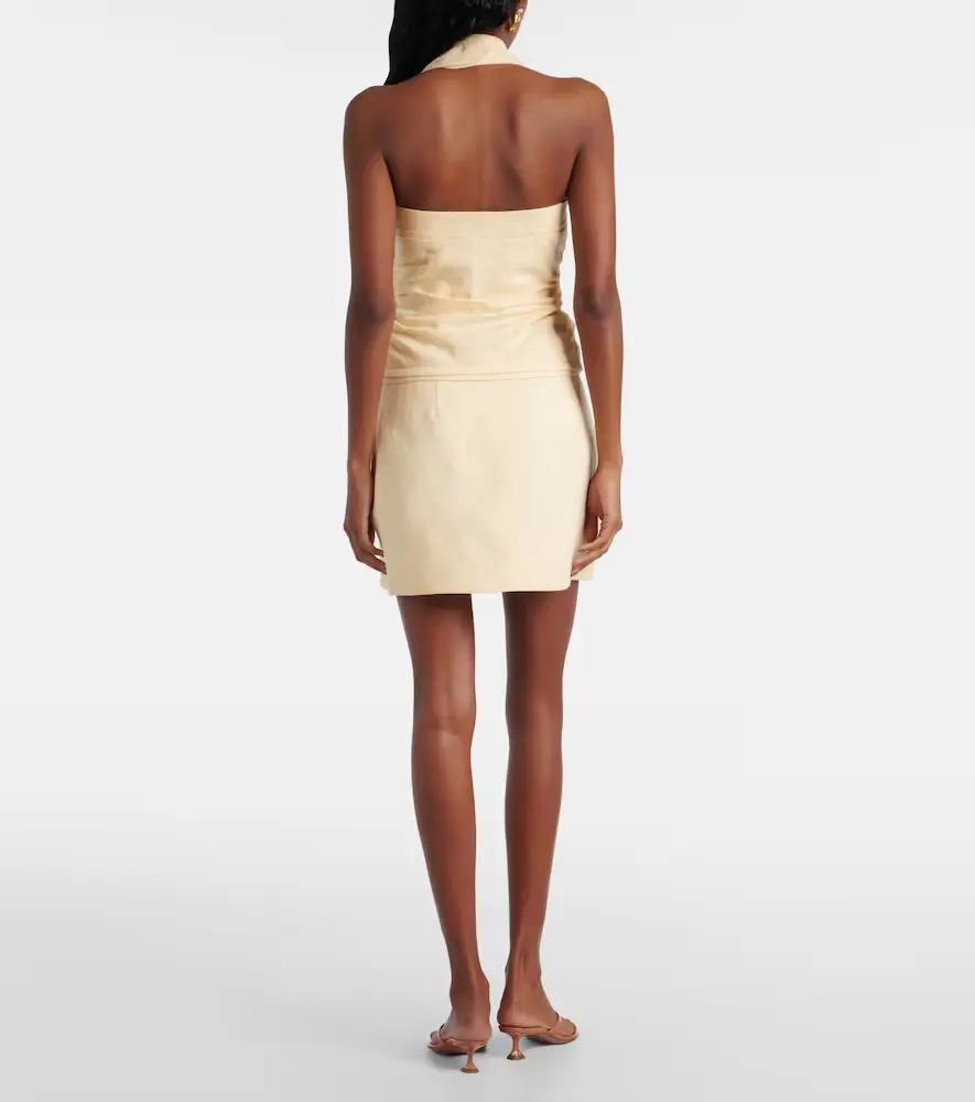 SIR. Jerry ruched linen top | Thumbnail 6 SIR. Jerry ruched linen top | Thumbnail 6