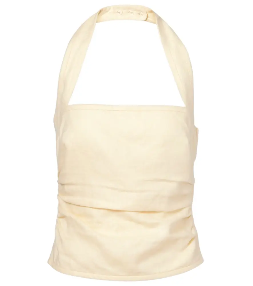 SIR Jerry ruched linen top | Image 1 SIR Jerry ruched linen top | Image 1