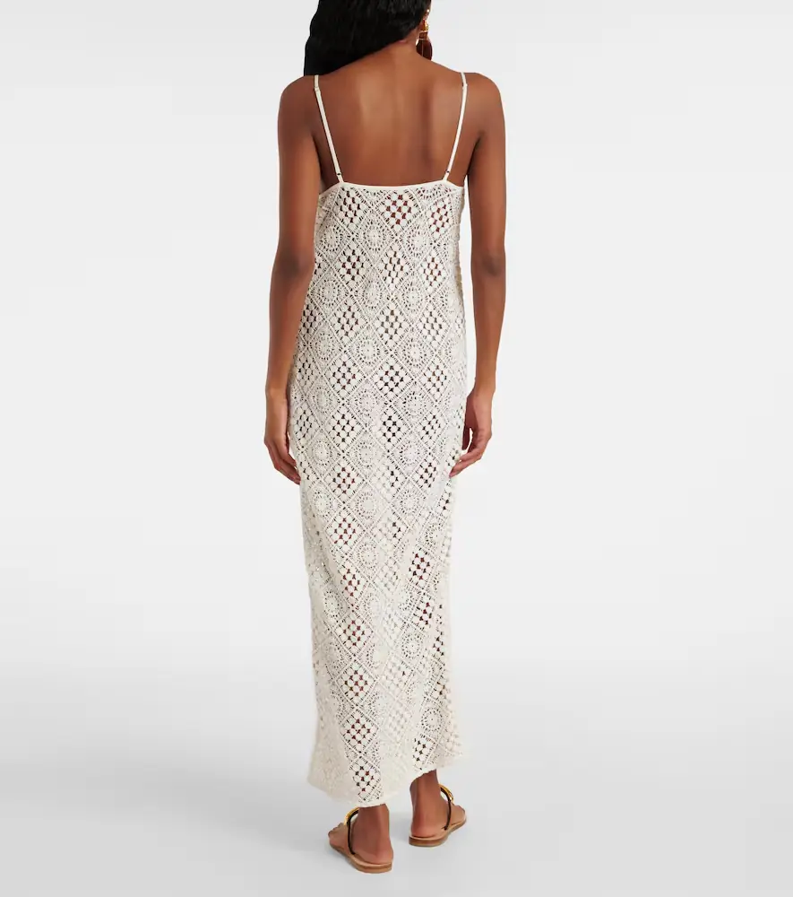 SIR. Rayure crochet cotton maxi dress | Thumbnail 2