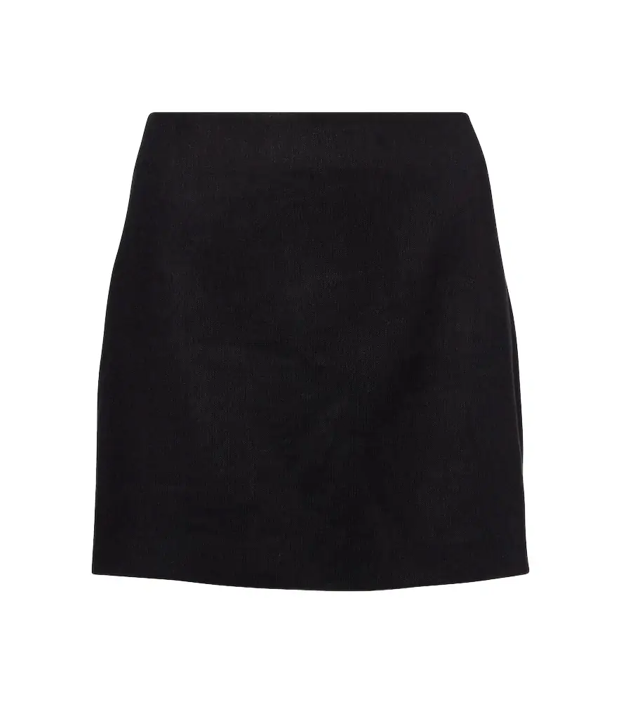 SIR Linen-blend miniskirt | Image 1 SIR Linen-blend miniskirt | Image 1