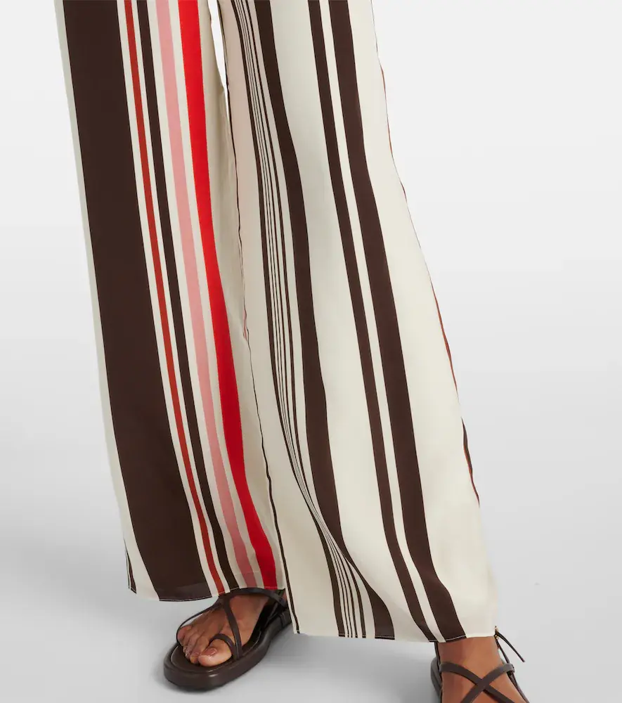 SIR. Thistle silk satin wide-leg pants | Thumbnail 3