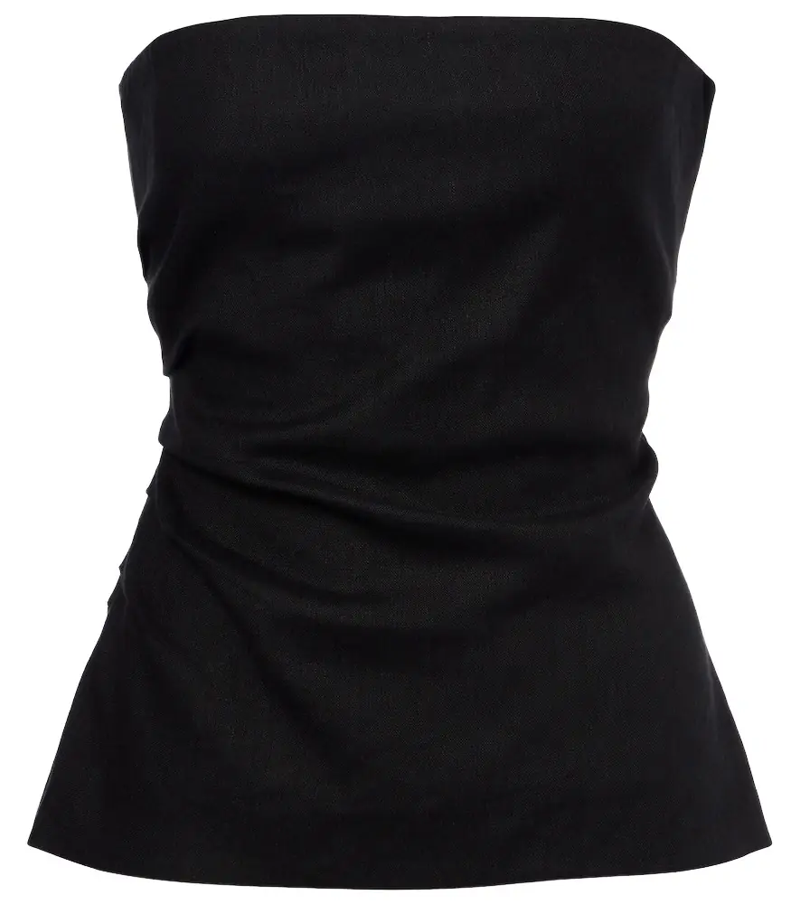 SIR Dorian linen-blend tube top | Image 1 SIR Dorian linen-blend tube top | Image 1