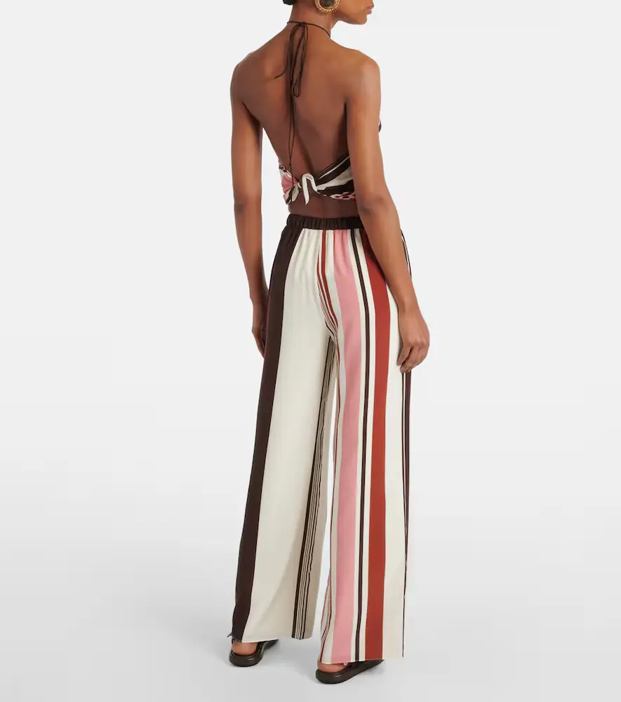 SIR. Thistle striped open-back silk satin top | Thumbnail 3 SIR. Thistle striped open-back silk satin top | Thumbnail 3