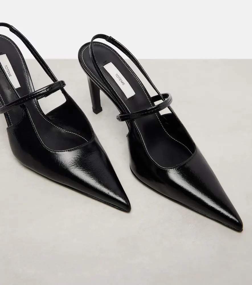 TOTEME Leather slingback pumps | Thumbnail 3